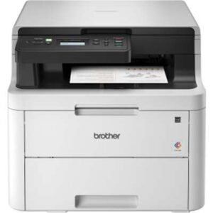 Brother Compact Digital Color Printer with Convenient Flatbed Copy & Scan + Wireless & Duplex Printing