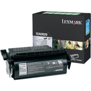 Lexmark 12A0829 Black Laser Toner Cartridge