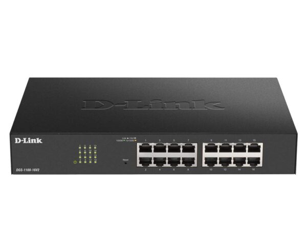 DLI-DSS-16+, 16-Port 10/100 Desktop Switch