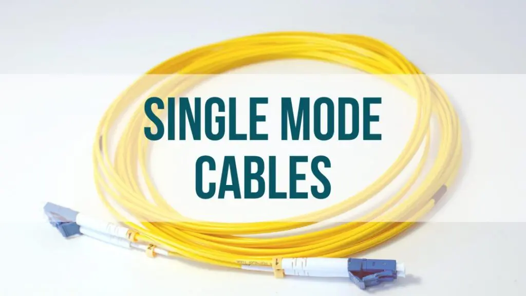 Single Mode Fiber Optic Cable