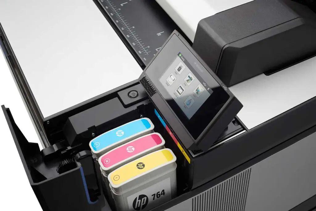 how to change ink in hp printer