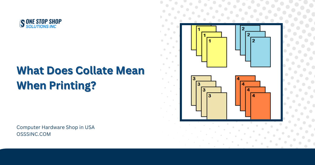 What Does Collate Mean When Printing?