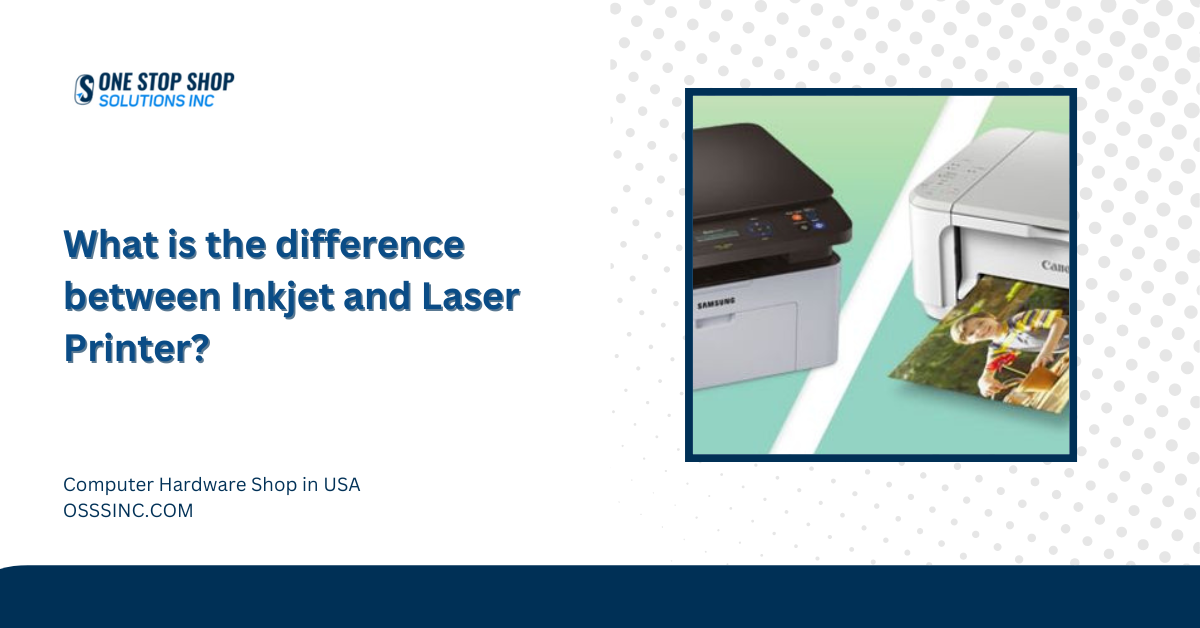 Difference between Inkjet and Laser Printer