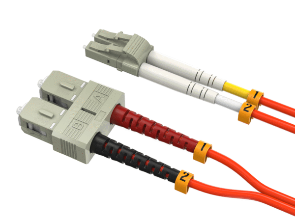 FB104-52 LC to SC 50/125 Multimode OM2 Fiber Optic Cable - Image 2