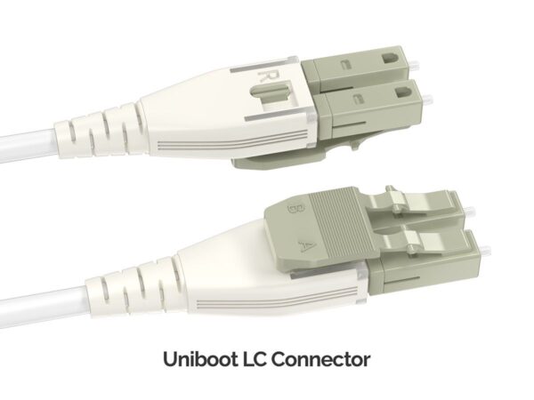 FB106-41 LC to LC Uniboot 50/125 Multimode OM3 Fiber Optic Cable - Image 2