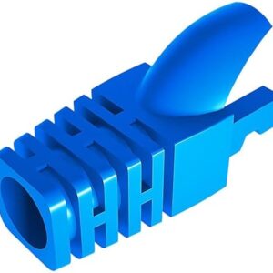 RJ45 PLUG COVER-6.0mm BLUE-50 PK