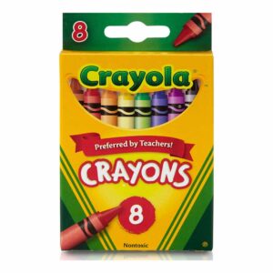 Crayola Crayons 8 Color Peggable