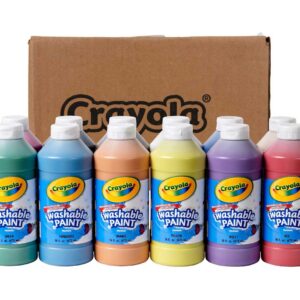 Crayola 12/pk Assort 16oz Washable Paint Crayola