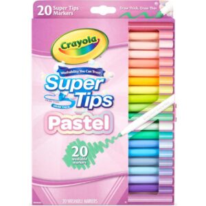 Crayola 20ct Pastel Supertip Markers