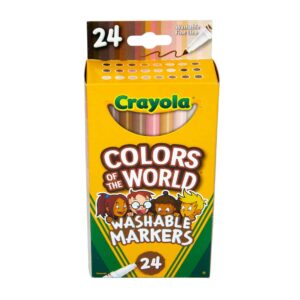 Crayola Colors of World Fine Markers 24ct Crayola