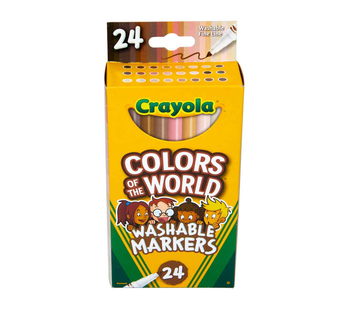 Crayola Colors of World Fine Markers 24ct Crayola
