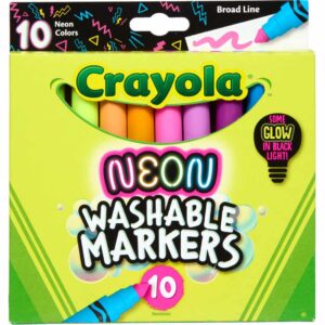 Crayola 10ct Neon Markers Broad