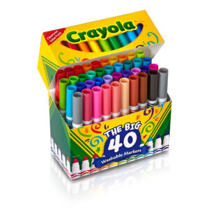 Crayola Wash Broad Line Marker 40pk