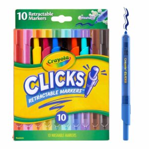 Crayola Clicks Retractable Markers 10pk