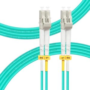 C2G 3M ST-ST 10G OM3 USA FIBER-AQUA