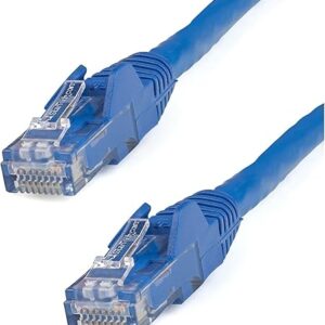 StarTech.com 10ft Blue Cat6 Ethernet Patch Cable - Snagless RJ45 - N201-010-BL