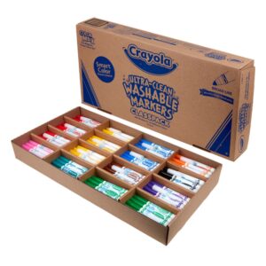 Crayola 200ct Washable Broad Line Markers Ultraclean