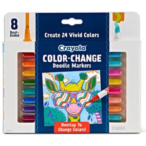 Crayola Color Change Doodle Marker 8ct Doodle & Draw