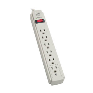 Tripp Lite Safe-IT For Patient-Care Vicinity - UL 1363A Medical-Grade Antimicrobial Power Strip 6 15A Hospital-Grade Outlets, Safety Covers, 15 ft. Cord - power strip