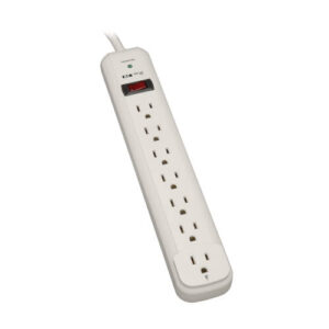 Tripp Lite Surge Protector Power Strip 120V 7 Outlet 12' Cord 1080 Joule Black - surge protector