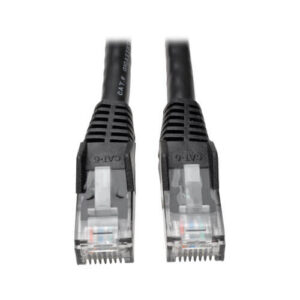 StarTech.com 20ft Black Cat6 Ethernet Patch Cable - Snagless RJ45 - N201-020-BK