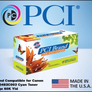 PCI Brand Canon GPR-55 (Canon GPR55) 0482C003 Cyan Toner Cartridge