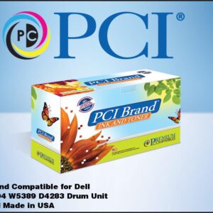 PCI Brand Dell D4283 310-5404 310-7021 310-7042 W5389 Imaging Drum Unit