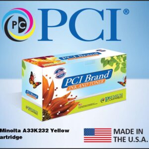 PCI Brand Konica Minolta TN324Y TN512Y TN514Y A8DA230 A33K232 Yellow Toner Cartridge