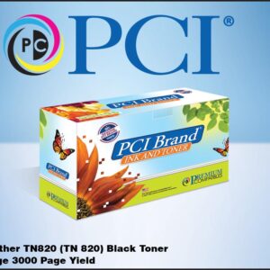PCI Brand Brother TN820 Black Toner Cartridge