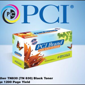 PCI Brand Brother TN830 Black Toner Cartridge