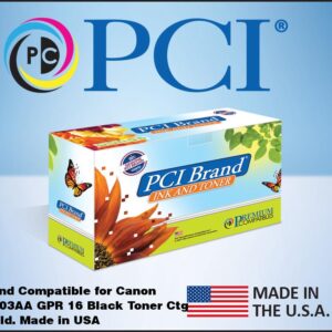 PCI Brand Canon 9629A003AA 9634A003AA GPR15 GPR16 High Yield Black Toner Cartridge
