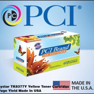 PCI Brand Copystar TK8377Y Yellow Toner Cartridge