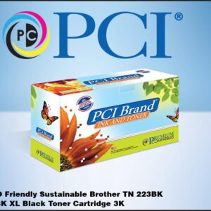 PCI Brand Reman Brother TN-223BK XL Black Toner Cartridge