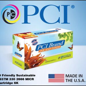 PCI Brand ECO-Friendly Reman Dell PK937 DM253 330-2666 Scan Capable MICR Toner Cartridge