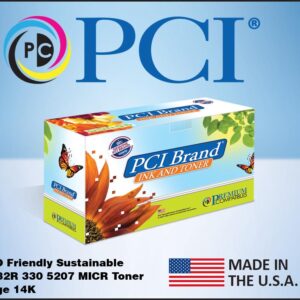 PCI Brand ECO-Friendly Reman Dell 330-5206 330-5207 Scan Capable MICR Banking Toner Cartridge