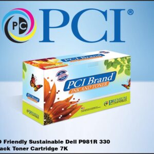 PCI Brand ECO-Friendly Reman Dell P981R U902R 330-5210 Black Toner Cartridge