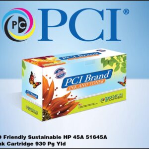 PCI Brand Remanufactured HP 45A 51645A Black Ink Cartridge