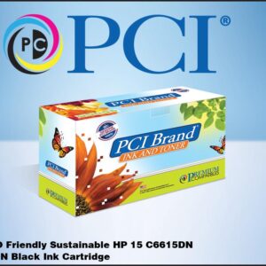 PCI Brand Remanufactured HP 15 C6615DN Black InkJet Cartridge