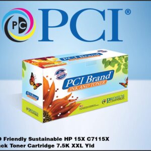 PCI Brand Remanufactured HP 15X C7115X Jumbo Black Toner Cartridge