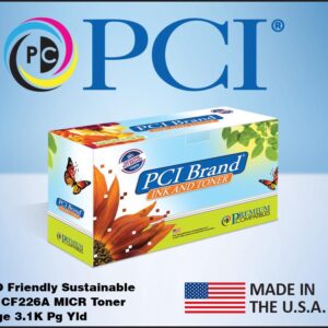 PCI Brand ECO-Friendly Reman HP 26A CF226A for TROY 02-81576-001 Scan Capable MICR Toner Cartridge