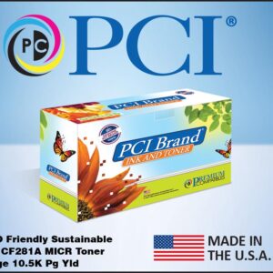 PCI Brand Remanufactured HP 81A CF281A Scan Capable MICR Toner Cartridge