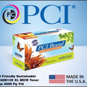PCI Brand Remanufactured HP 13X Q2613X Scan Capable MICR Toner Cartridge