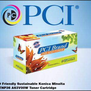 PCI Brand ECO-Friendly Reman Konica Minolta TNP-39 A63V00W A63V00F Black Toner Cartridge