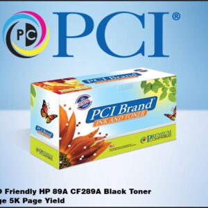 PCI Brand ECO-Friendly Reman HP 89A CF289A Black Toner Cartridge
