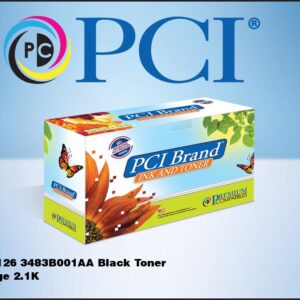PCI Brand Canon Cartridge 126 (Canon 126) 3483B001 Black Toner Cartridge