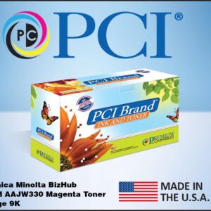 PCI Brand Compatible Konica Minolta TNP81M (AAJW330) Magenta Toner Cartridge