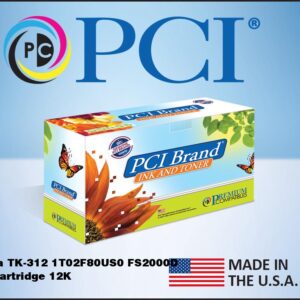PCI Brand Kyocera TK-312 1T02F80US0 Black Toner Cartridge