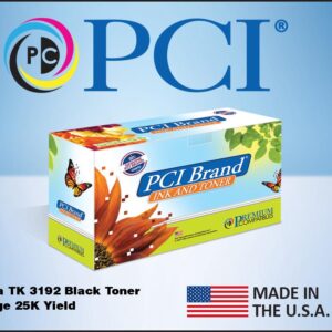 PCI Brand Kyocera-Mita TK-3192 (Kyocera 1T02T60US0) Black Toner Cartridge with 1 Waste ContaineR