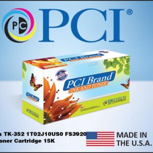 PCI Brand Kyocera-Mita TK-352 (Kyocera 1T02J10US0) Black Toner Cartridge