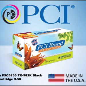 PCI Brand Kyocera-Mita TK-582K (Kyocera-Mita1T02KT0US0) Black Toner Cartridge